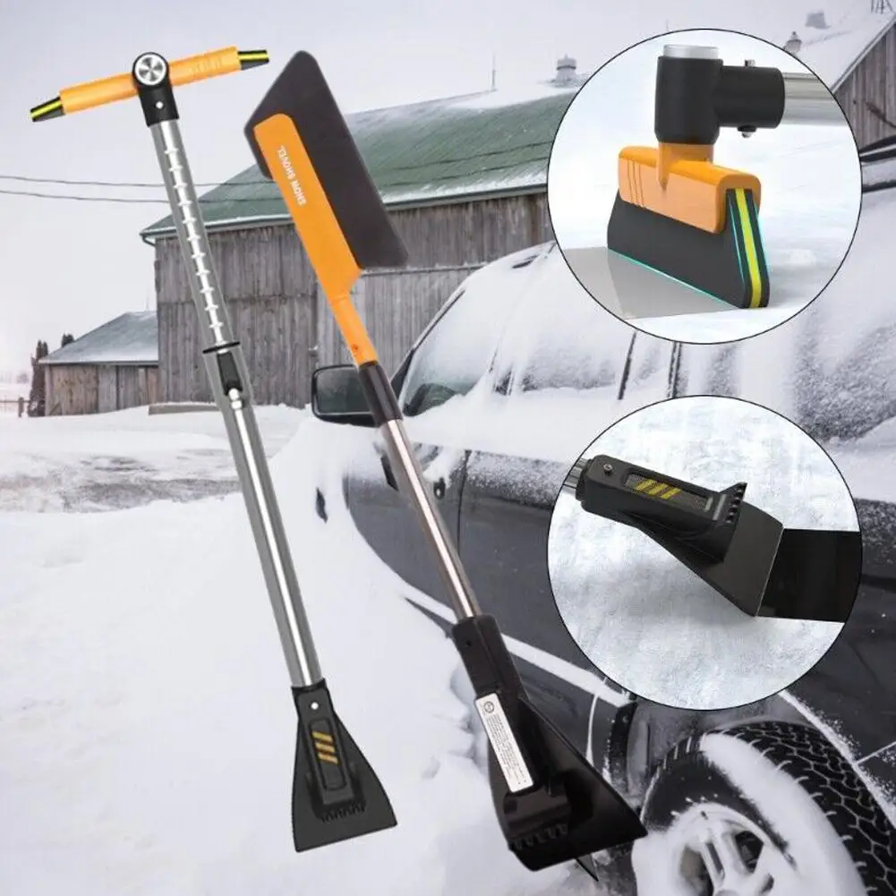 

Winter Detachable Car Snow Sweeping Shovel EVA Brush Handle Universal Auto Cleaning Brush Ice Scraper Remover Auto Windshield