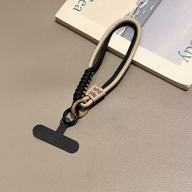 Woven Phone Lanyard with Creative Keychain and Anti-Lost Wristband