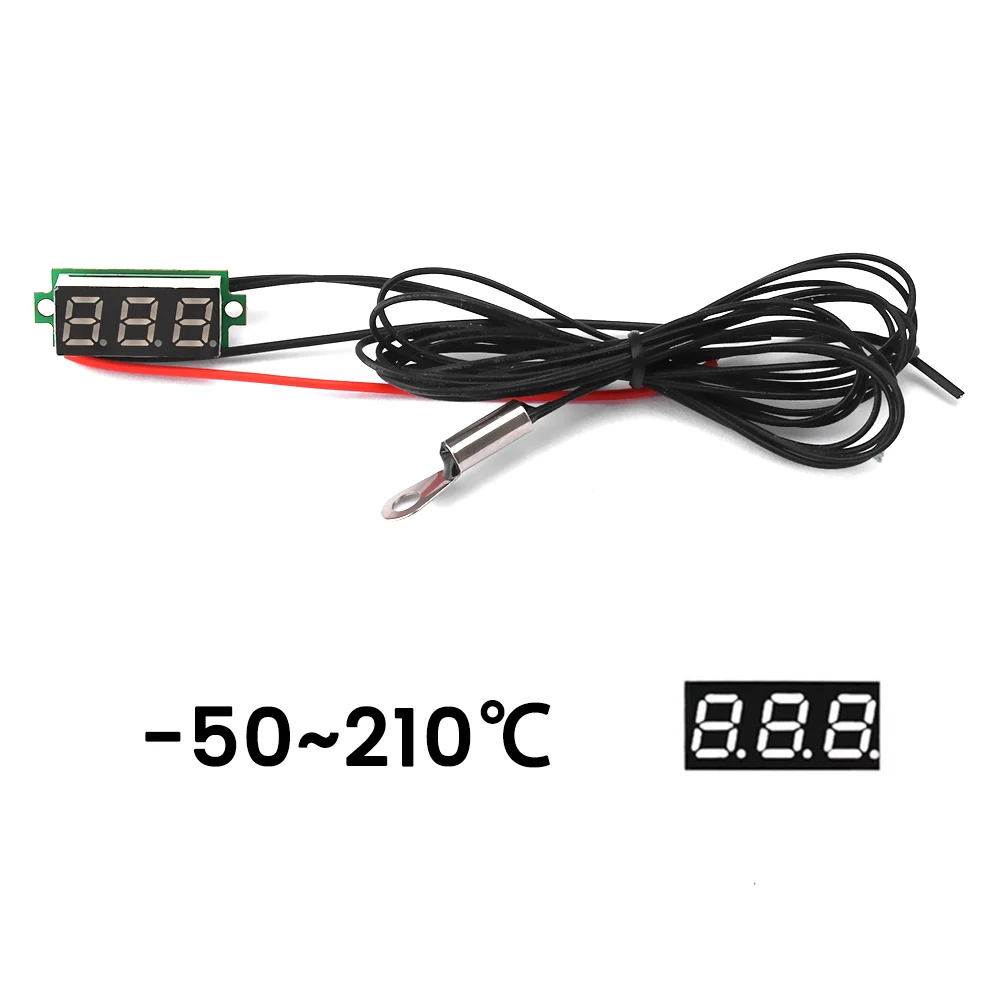 LED Digital Temperature Meter Detector with NTC Sensor