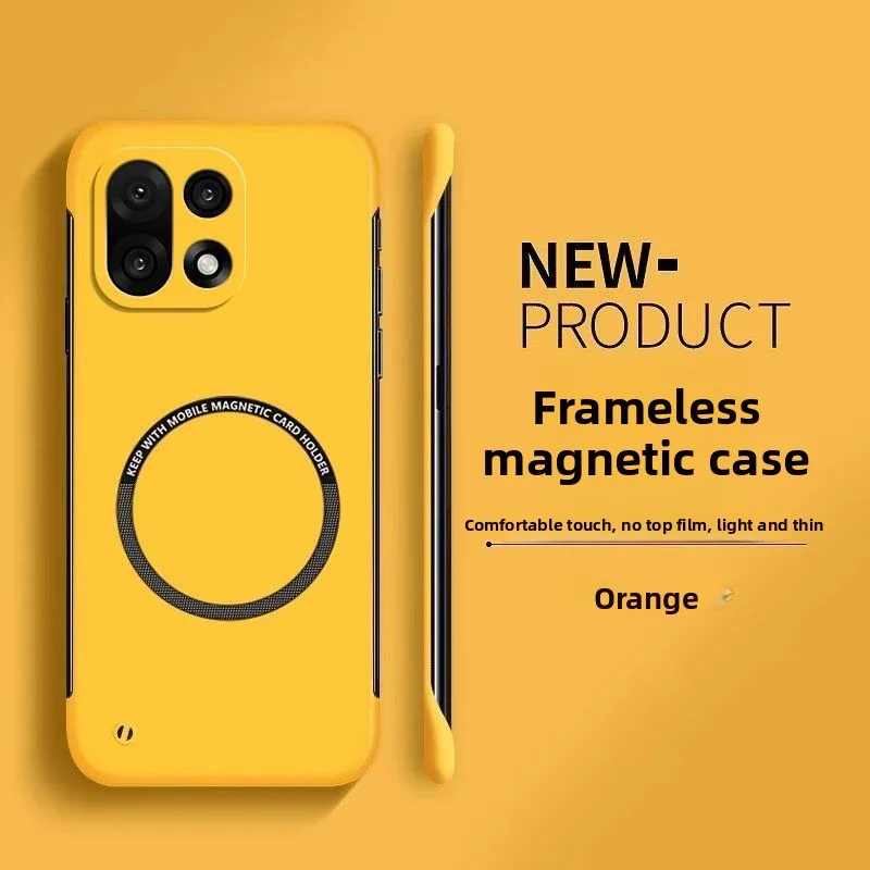 Ultra Thin Frameless Magnetic Phone Case - Rugged Matte Protective Cover