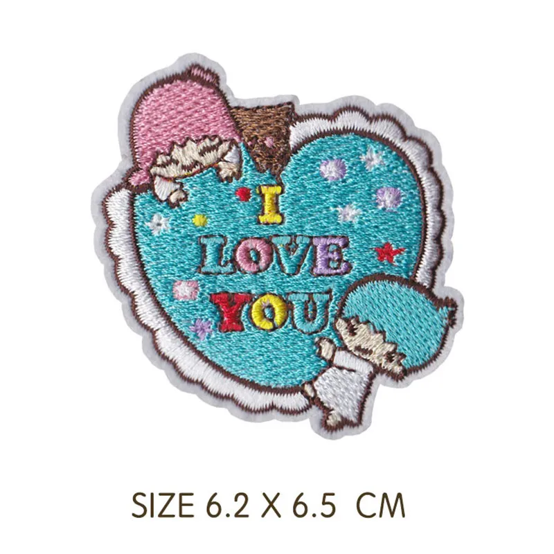 Miniso Cartoon rosa Katze Patches für Kleidung Thermo kleber Patches niedlichen Mädchen Patch Eisen auf Stickerei Kleidung Applikation – Detail 9