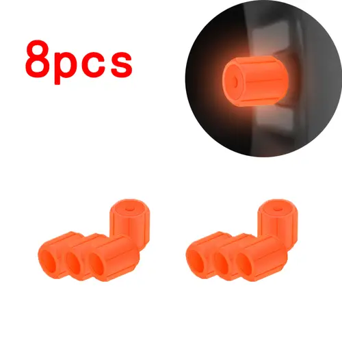 Luminous Tire Valve Caps 6 Colors Car Motorcycle Glowing Valve Cover Car Tire Wheel Hub Styling Tool Auto Accessories 4/8/20pcs - Image 8