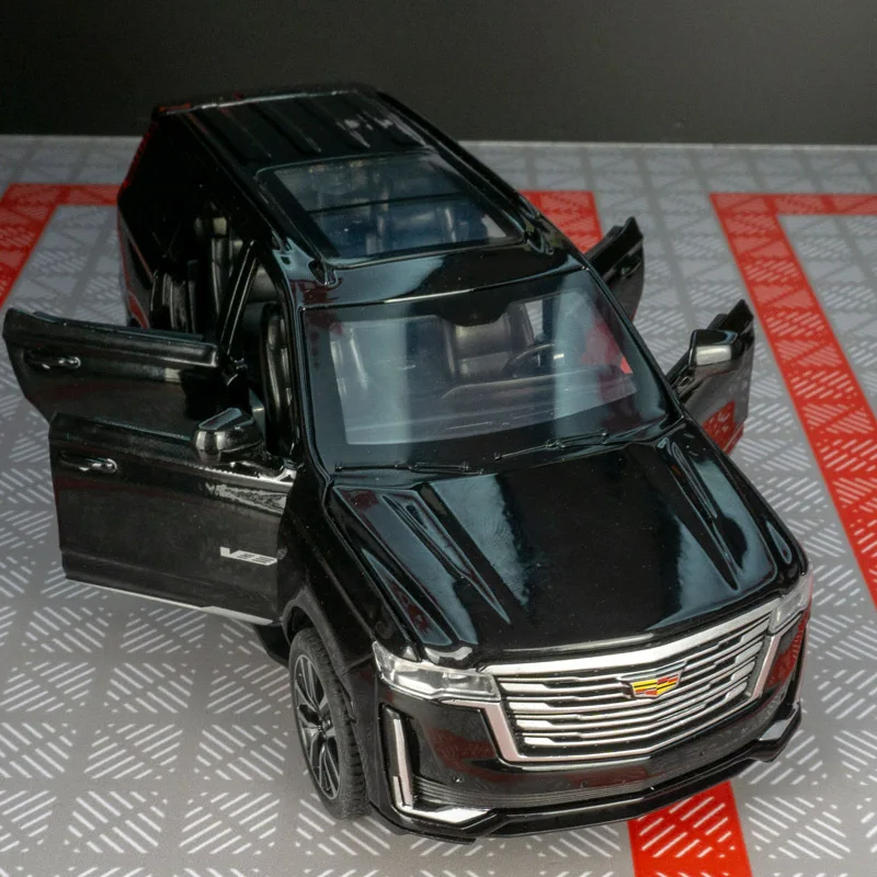 Modèle Réduit 1:64 Cadillac Escalade 2005 Noire - Alliage Diecast MASDI - Neuf En Boîte
