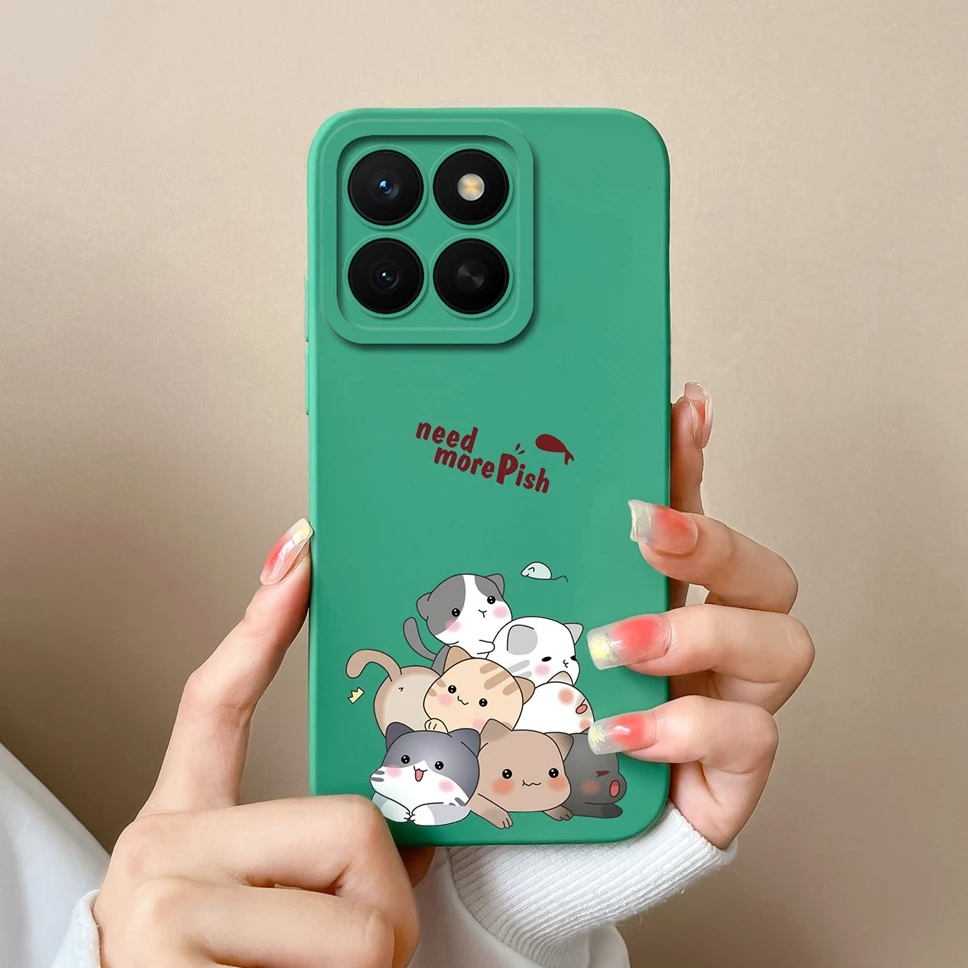 Elegant Shockproof Flower Design Silicone Phone Case