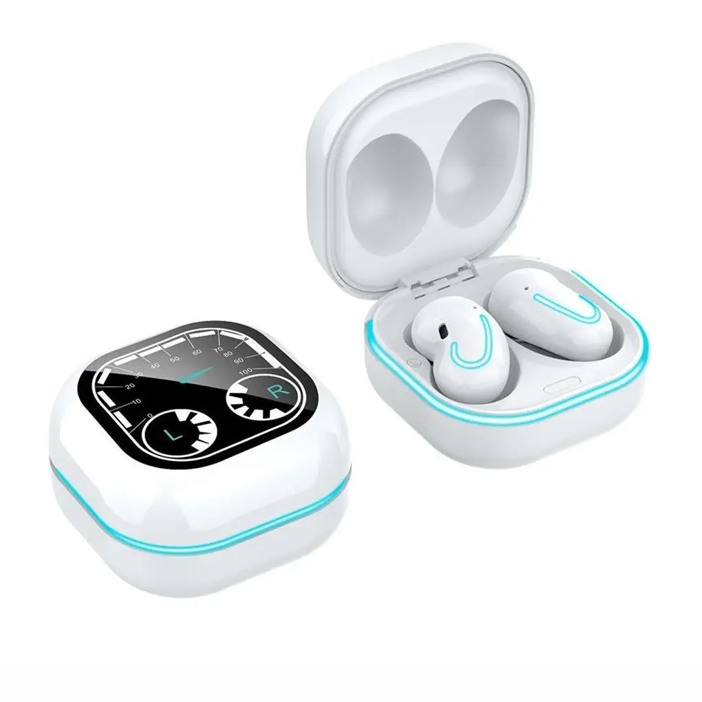 

Stereo Sound Earphone Hiking Bluetooth-compatible Headset Wireless Handsfree Call Music Listening Earbuds Purple