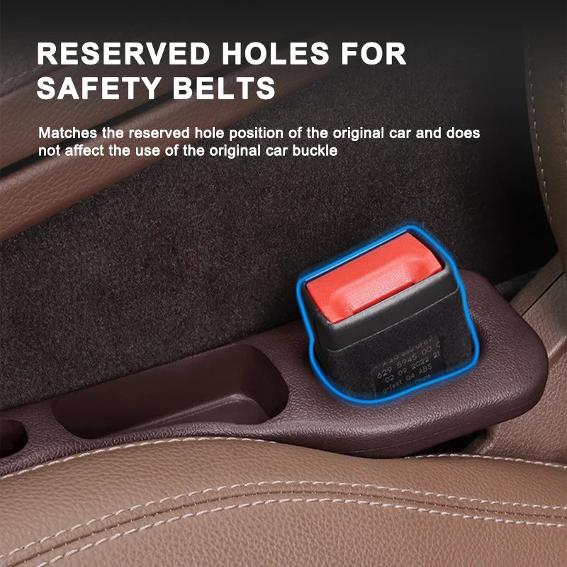 Black Polyurethane Car Seat Gap Filler Strip Universal