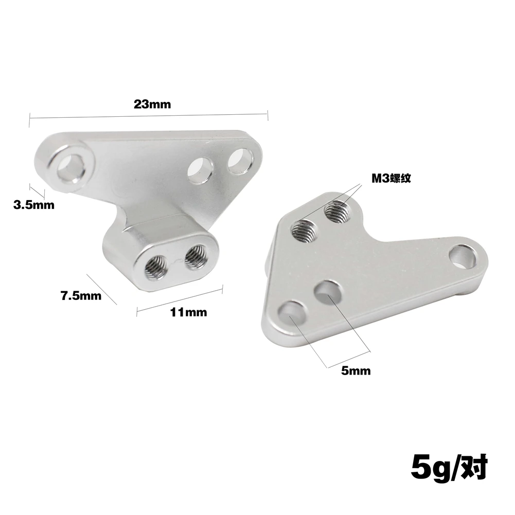 Staffa Di Montaggio Inferiore Dell'Ammortizzatore Anteriore E Posteriore In Metallo Per Parti 1/10 Traxxas Maxx 2.0 V2 89076-4 Widemaxx, Rosso