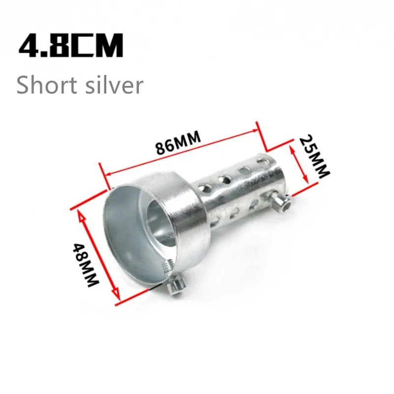 Moto Parts Adjustable 35mm/42mm/45mm/48mm/60mm Baffle Insert Motorcycle Exhaust  Muffler DB Killer Silencer Iron Eliminator Sound - AliExpress