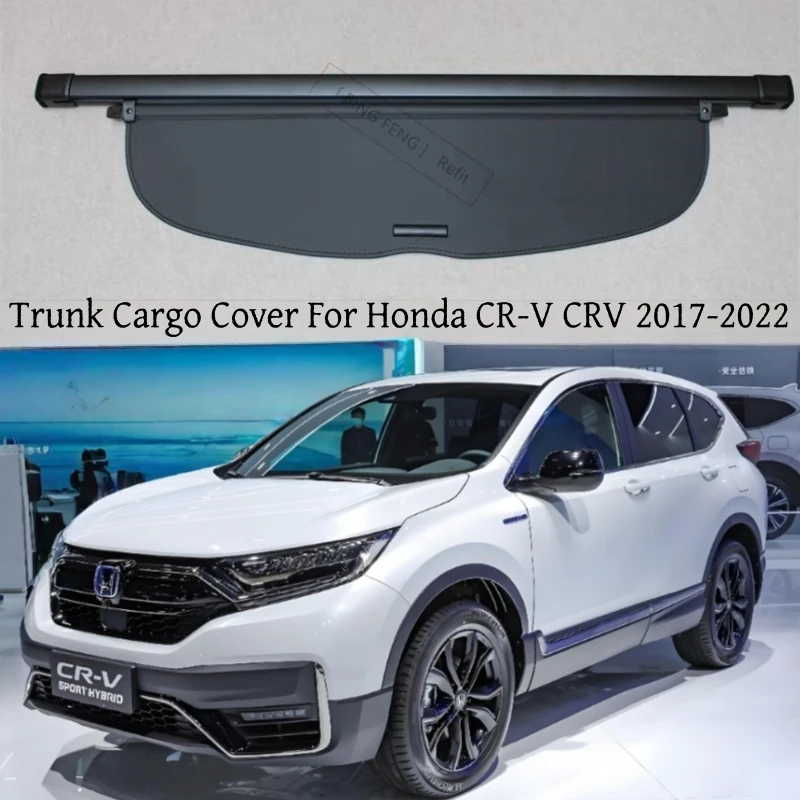 Rear Trunk Cargo Cover For Honda CR-V CRV 2017 2018 2019 2020 2021 2022 Privacy Screen Security Shield Shade Stretchable Curtain