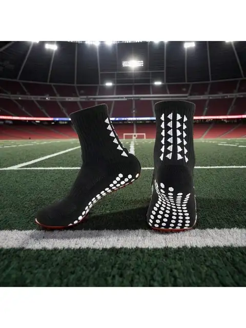 1 pair of football socks, men's mid length sports socks, running socks, anti slip silicone thick towel bottom, wear-resistant an 1 pair of football socks, men's mid length sports socks, running socks, anti slip silicone thick towel bottom, wear-resistant an