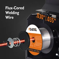 FEMEROL 2 In 1 MIG Welding Machine 130A Portable Gasless Stick ARC MIG Welder 110A IGBT Synergic Flux Core MIG Welder 4