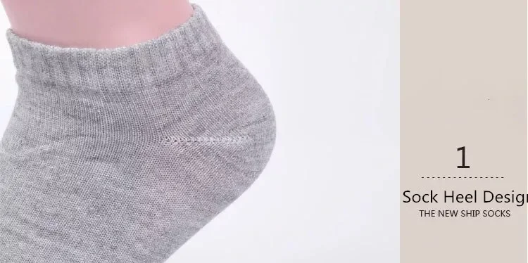 20Pcs/ Men's Socks Spring Summer Thin Breathable Soft Polyester Cotton Socks Black Casual Business Ankle Boat Socks Size EU38-45 17 S86e08b01b34f493182ceca3b7c60d585m