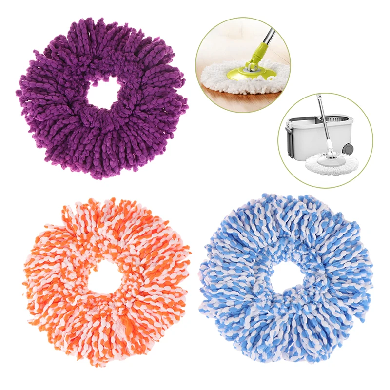 Spin Mop Head Thicken Microfiber Cotton 360 Magic Spinnable Universal Replacement Refill 16cm Household Cleaning