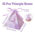 Triangular candy box
