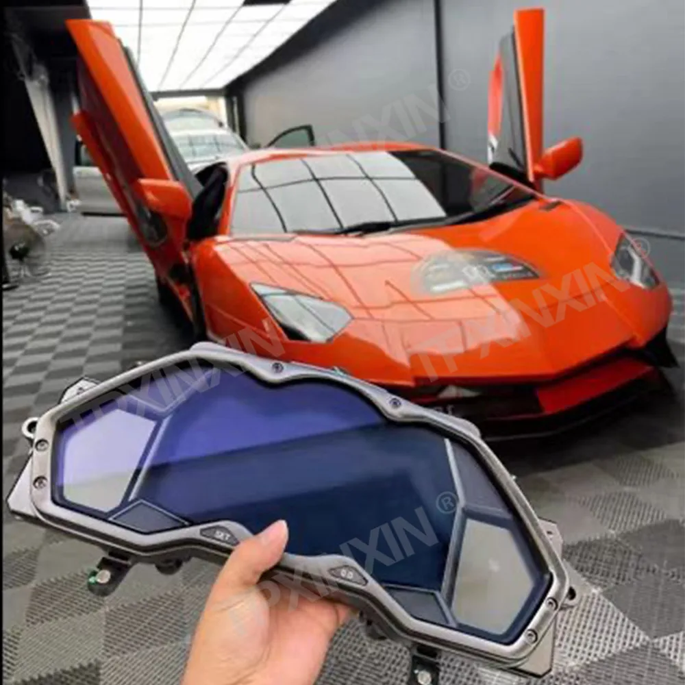 Cluster Digitale Lcd Per Auto Per Lamborghini Virtual Cockpit Speed Meter Head Unit Accessori Per Auto Display Cruscotto Per Auto Head Up Auto