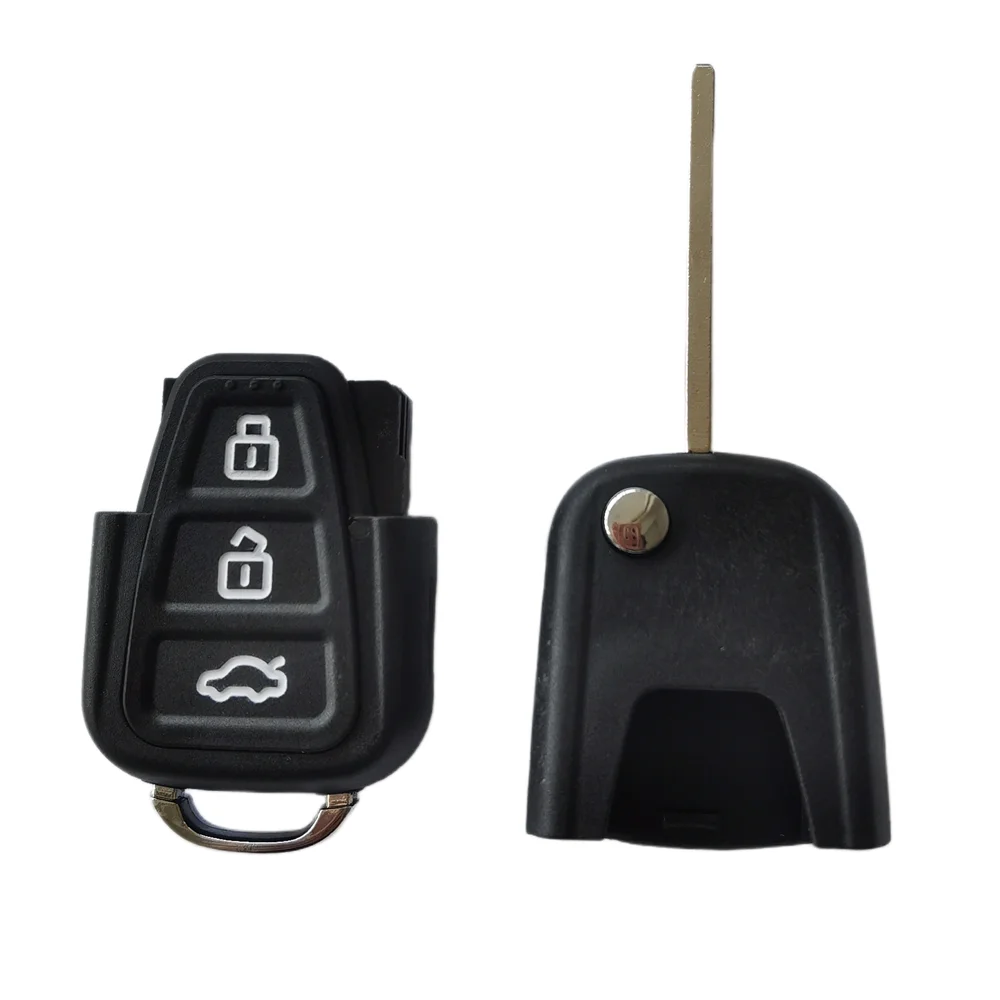 3 Buttons Flip Folding Car Key Shell for Lifan X60 X50 Replacement Uncut Blade Remote Fob Case Cover Shell Accessories