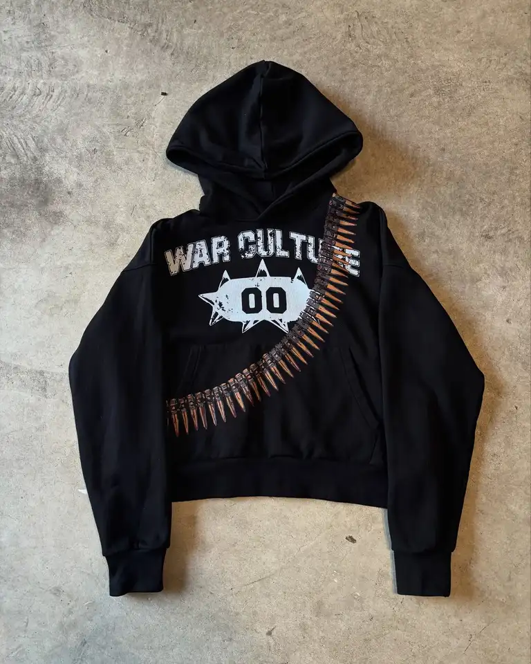 Hip-Hop Hoodie Letter Grafisch Hoodies Print Met Capuchon Pullover