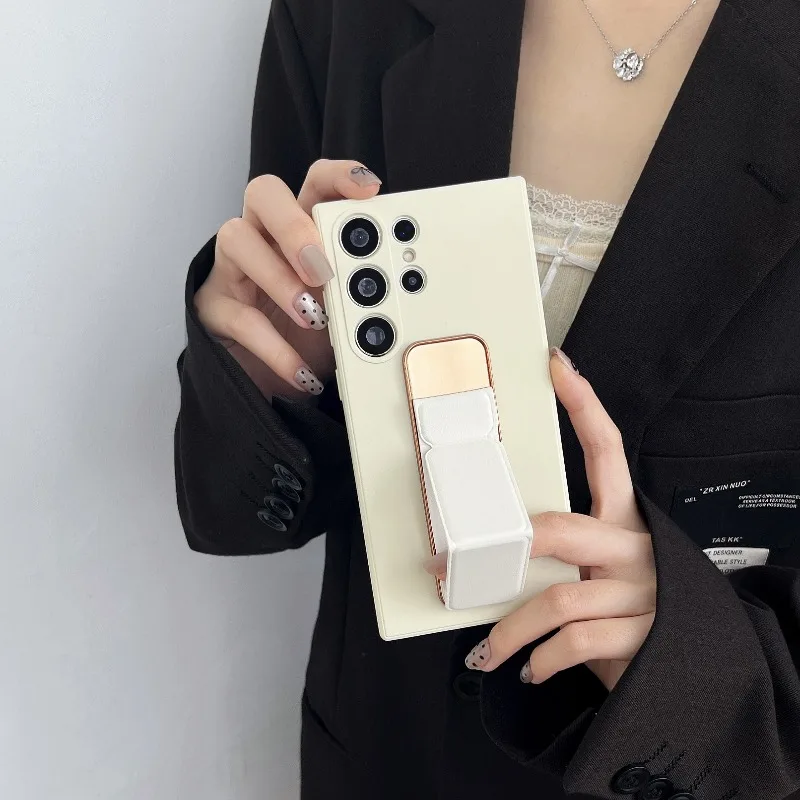 Magnetic Kickstand Holder with Hand Strap - Versatile Phone Case and Stand Cover