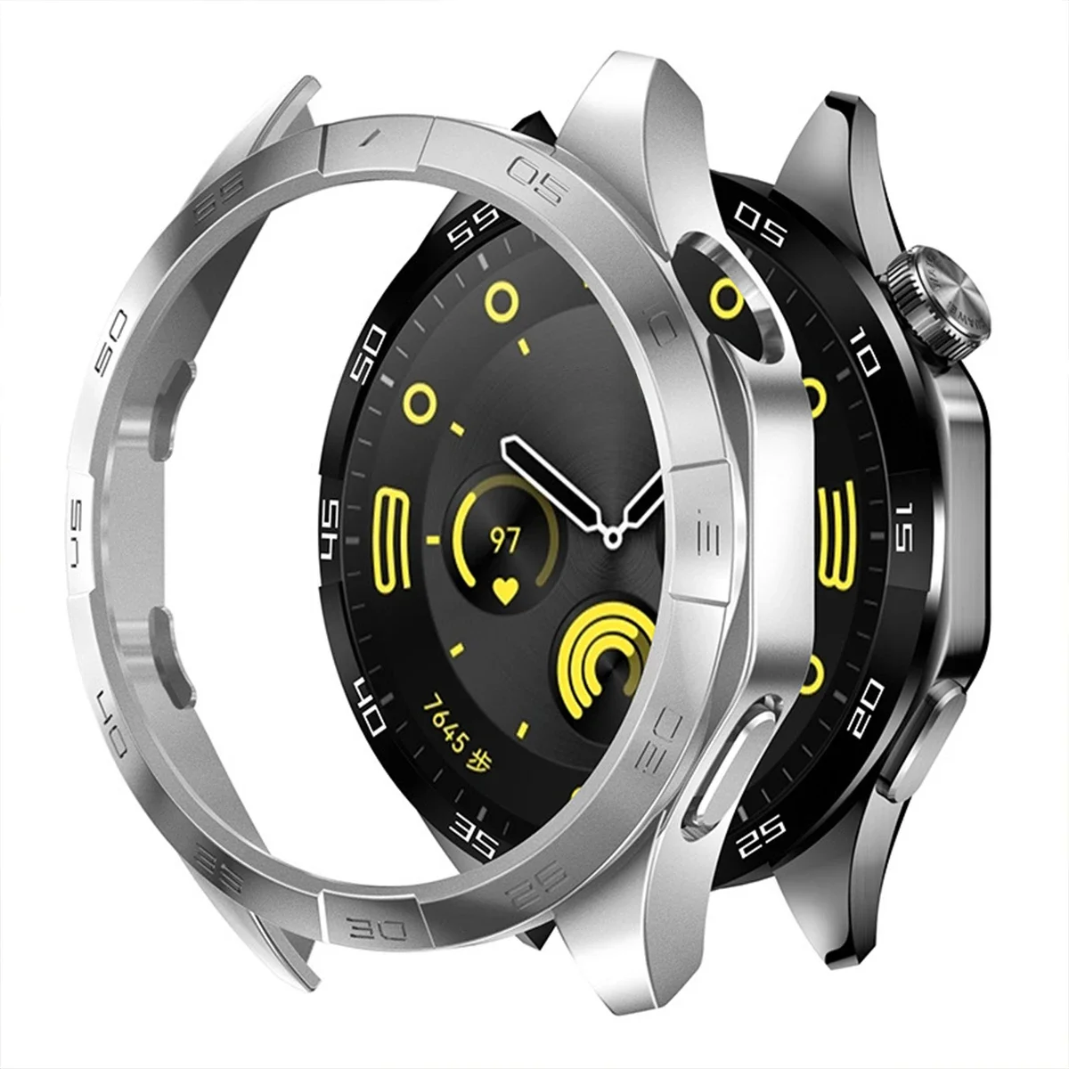 Sleek Protective Hard Bumper Case for Huawei Watch GT 4 (46mm) - Unisex Accessory