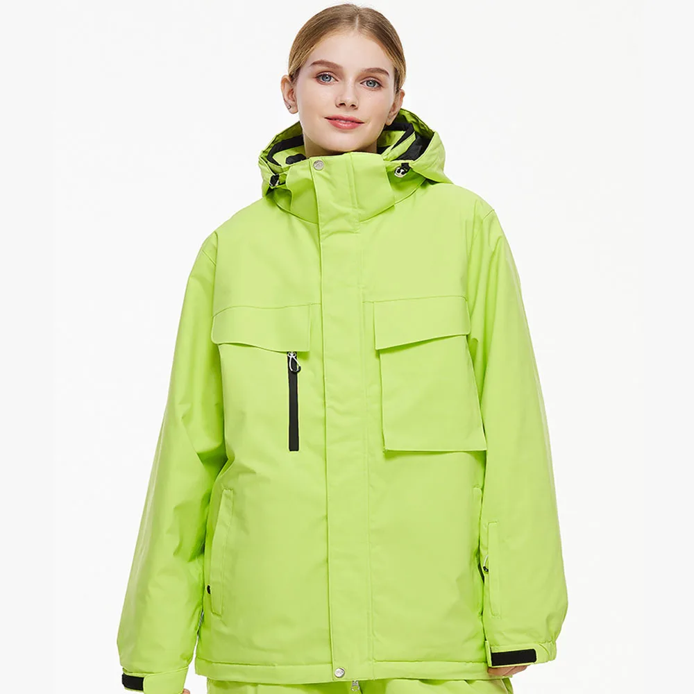 New Men Women Ski Jacket Winter Snowboard Suit Outdoor Sport Warm Waterproof Windproof Breathable Hooded Ski Coat winter jacket ski jacket