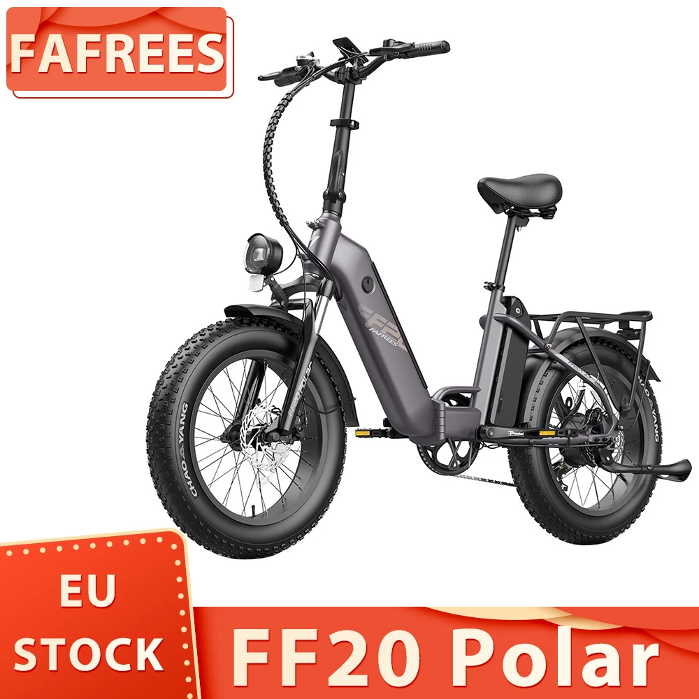 Fafrees Ff20 Bici Elettrica Polare 20*4.0 Pollici Fat Tire 500W Motore E-Bike 40 Km/H Velocità Massima Doppia 48V 10.4Ah Batterie 150Km Gamma