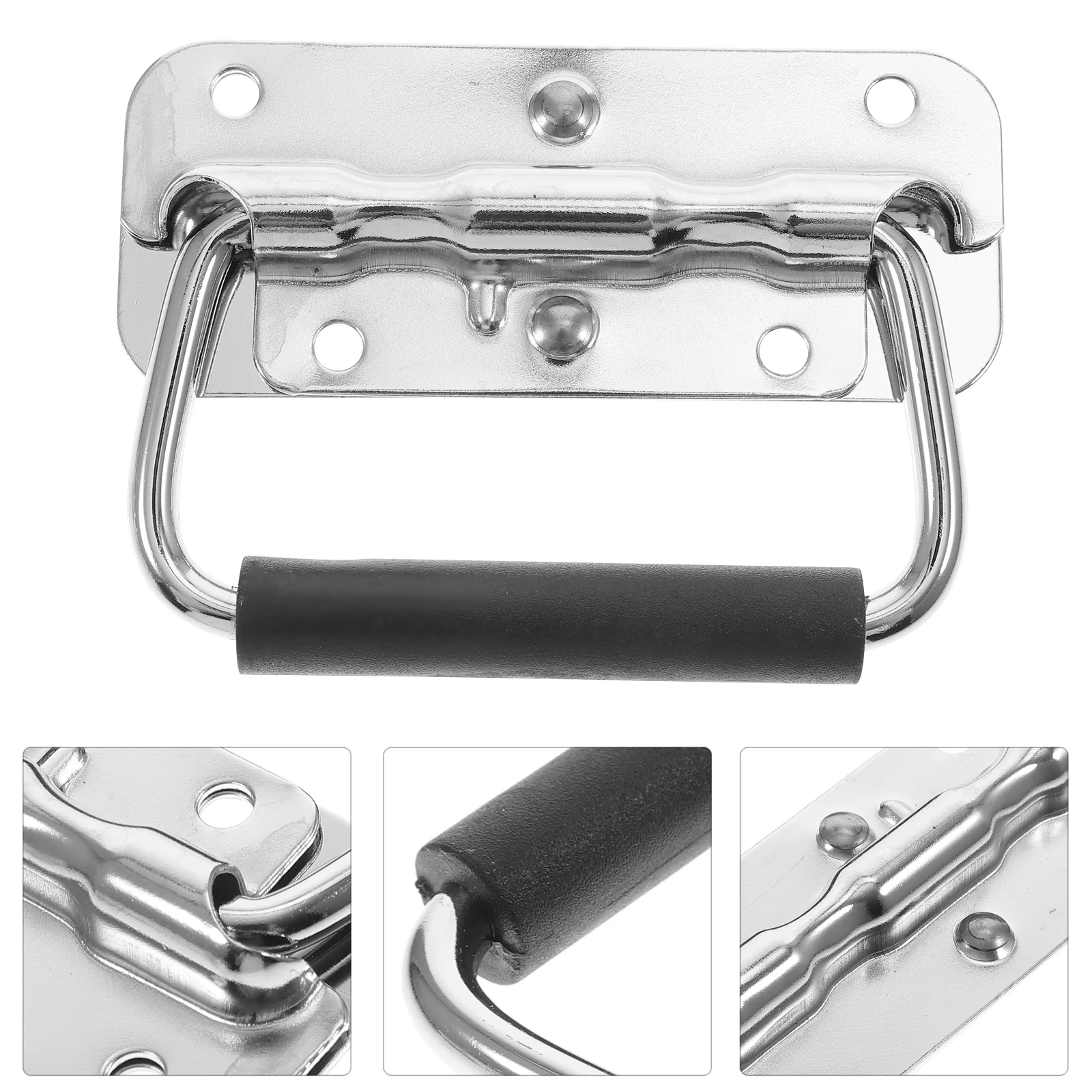 

4pcs Spring Loaded Drop Handle Stainless Steel Surface Mount Chest Handle
