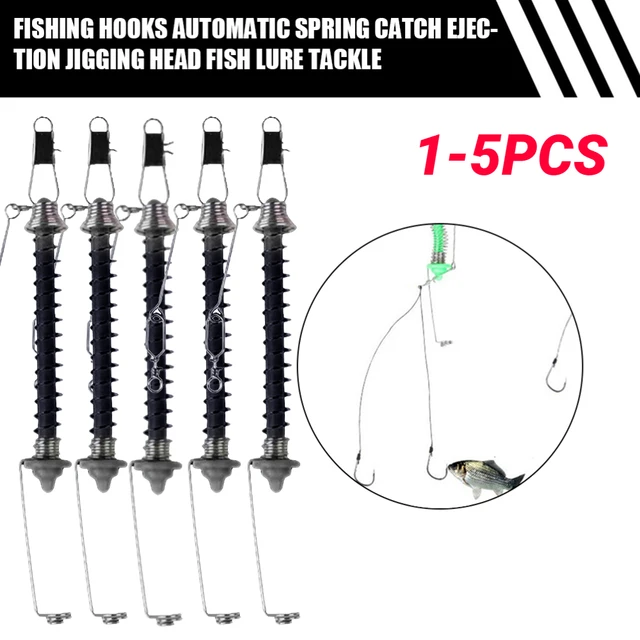 Automatic Fishing Device Stainless Steel Spring Loaded Speed Hook Ice  Fishing Automatic Hook Setter Fishing Hooks with Spring - AliExpress