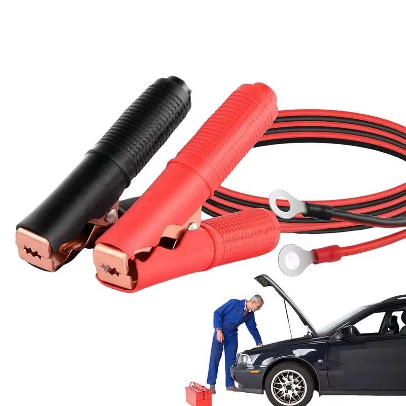 1M 12V/24V Car Power Charging Booster Cable Morsetto A Coccodrillo Batteria Jumper Wires Accessori Di Emergenza Per Auto Ricambi Auto