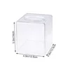 Fashion Acrylic Square Tissue Case Transparent Tissue Holder Paper Storage Box Craft Home Supplies 5