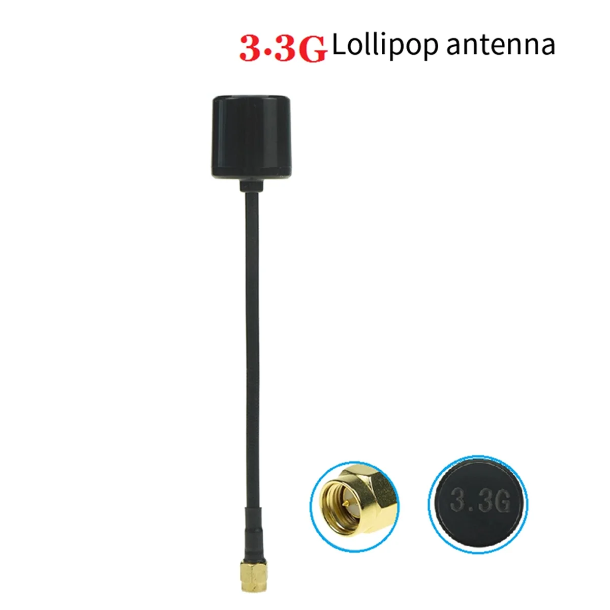 레이싱 드론용 SCLS 3.3G 롤리팝 FPV 이미지 전송 안테나 향상된 신호 안정성 및 범위