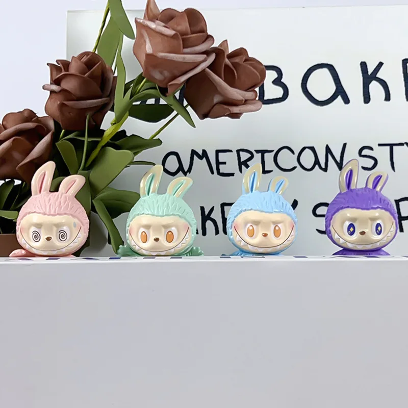 Mini Figurine Toys Labubu Hippers Blind Box Figure Doll Collection