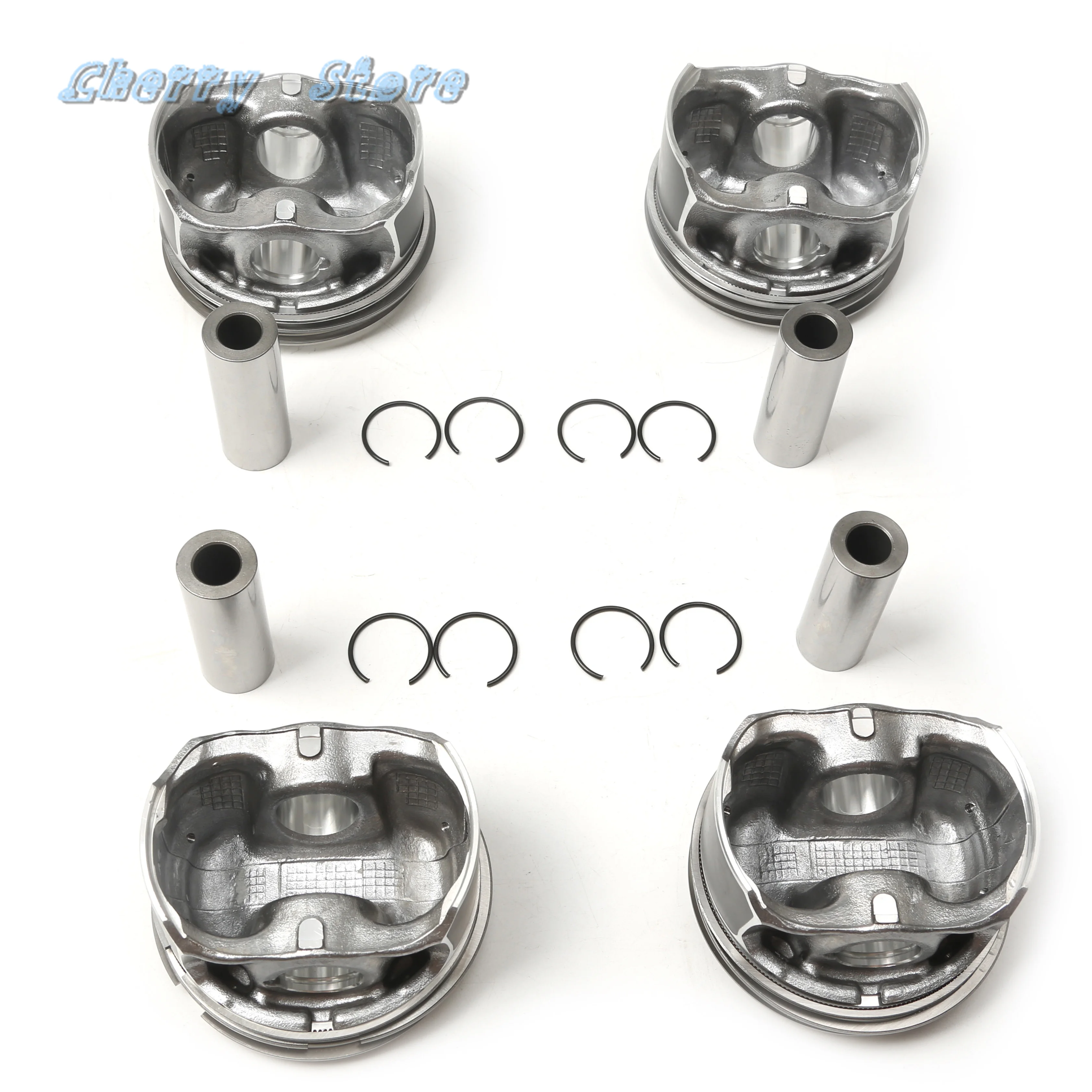 06H 107 065 AM Pistons &Rings Assembly Set 82.51mm Pin 21mm For Audi A3 A4 Q5 TT VW CC GTI EOS Passat 2.0 TFSI 06J 198 151 B