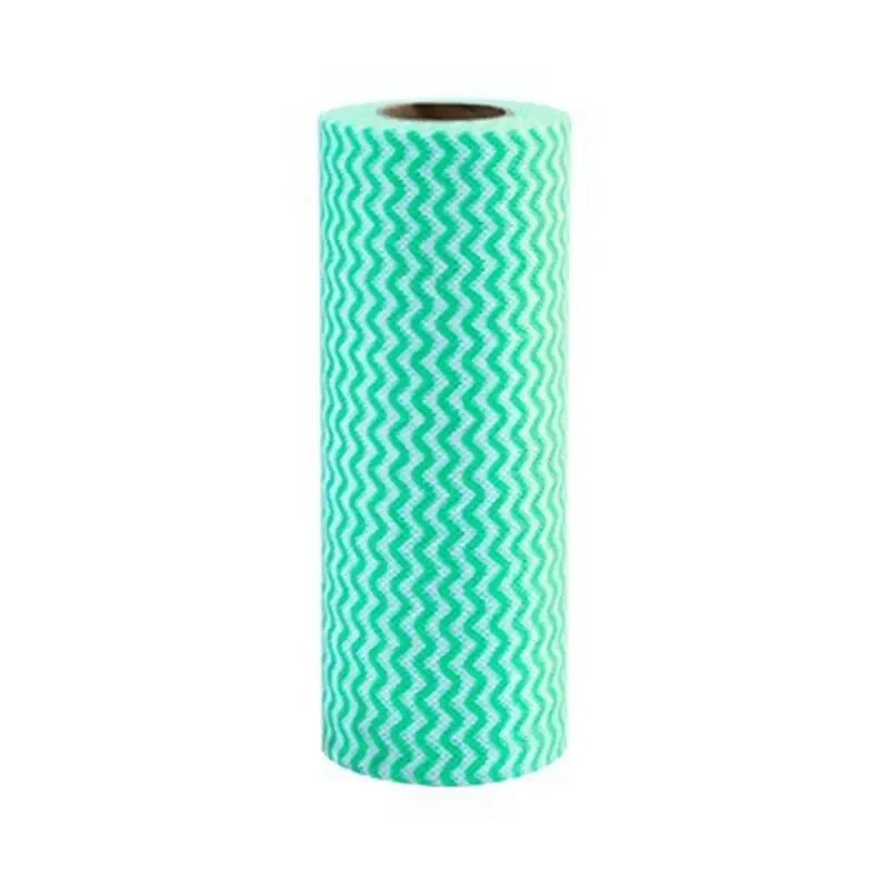 thumbnail image 1 of 1 rollo de toalla de cocina desechable lavable para lavar platos, no tejida, para ropa de cama, seca y húmeda, de doble uso, para limpieza del hogar, 1 of 5