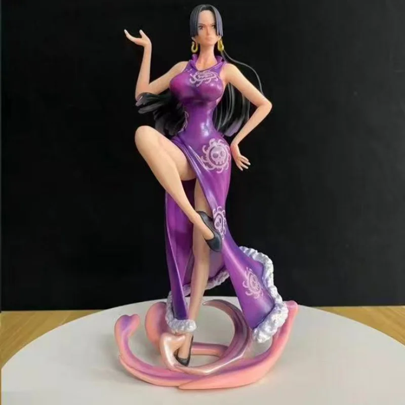 25cm One Piece Anime Figure C2 Uta Kimono Empress Boa Hancock High Quality Model Statue Boutique Decorative Collection Toys Gift