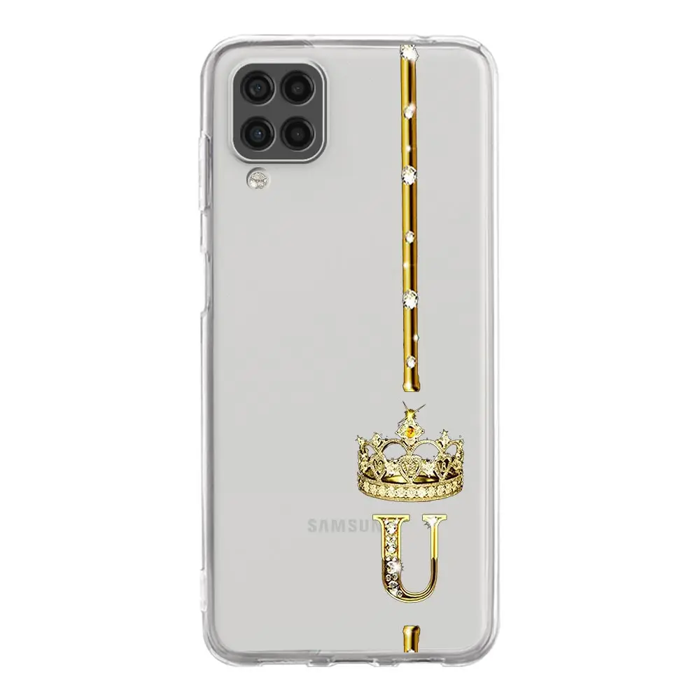 Elegant Diamond Crown Letter Phone Case with Premium Design