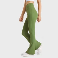 31'' Groove High Rise Yoga Flare Leggings Women Buttery-Soft Tummy Control Fitness Bootleg Pants with Waistband Pocket 1