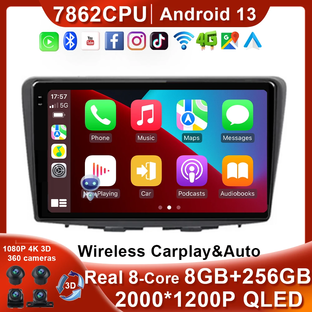 

Wireless carplay&Auto For Suzuki Baleno 2016 2017 2018 2019 2 Din Car Multimedia Stereo Player GPS Navigation Wifi FM System