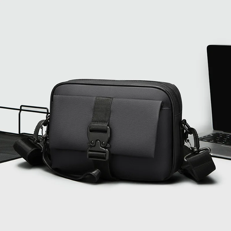 Men Street Style Summer New Large Capacity Shoulder Crossbody Bag Casual Waist Sling Bag for Men Travel Outdoor Daily Use