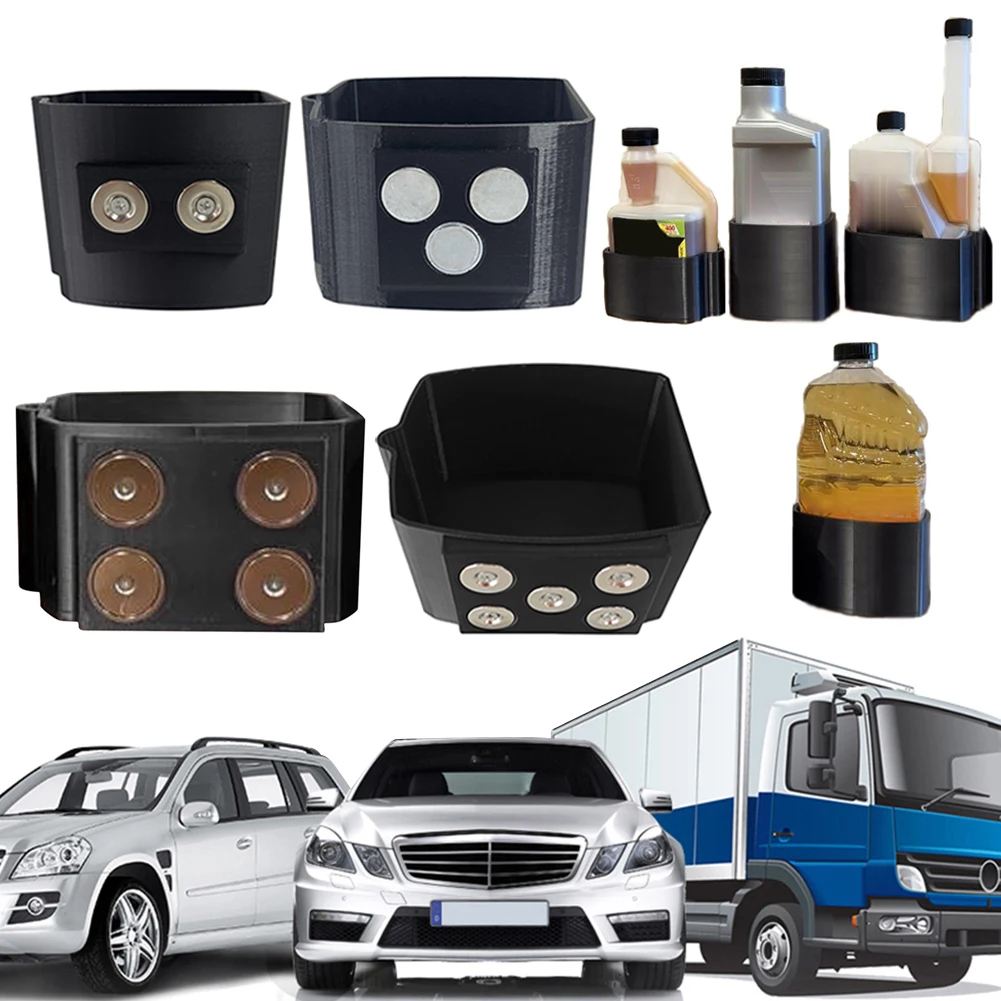 Wall Mounted Diesel Additive Holder Magnetic Diesel Additive Caddy Diesel Oil Additive Hanger for Kitchen Garage Home Storage