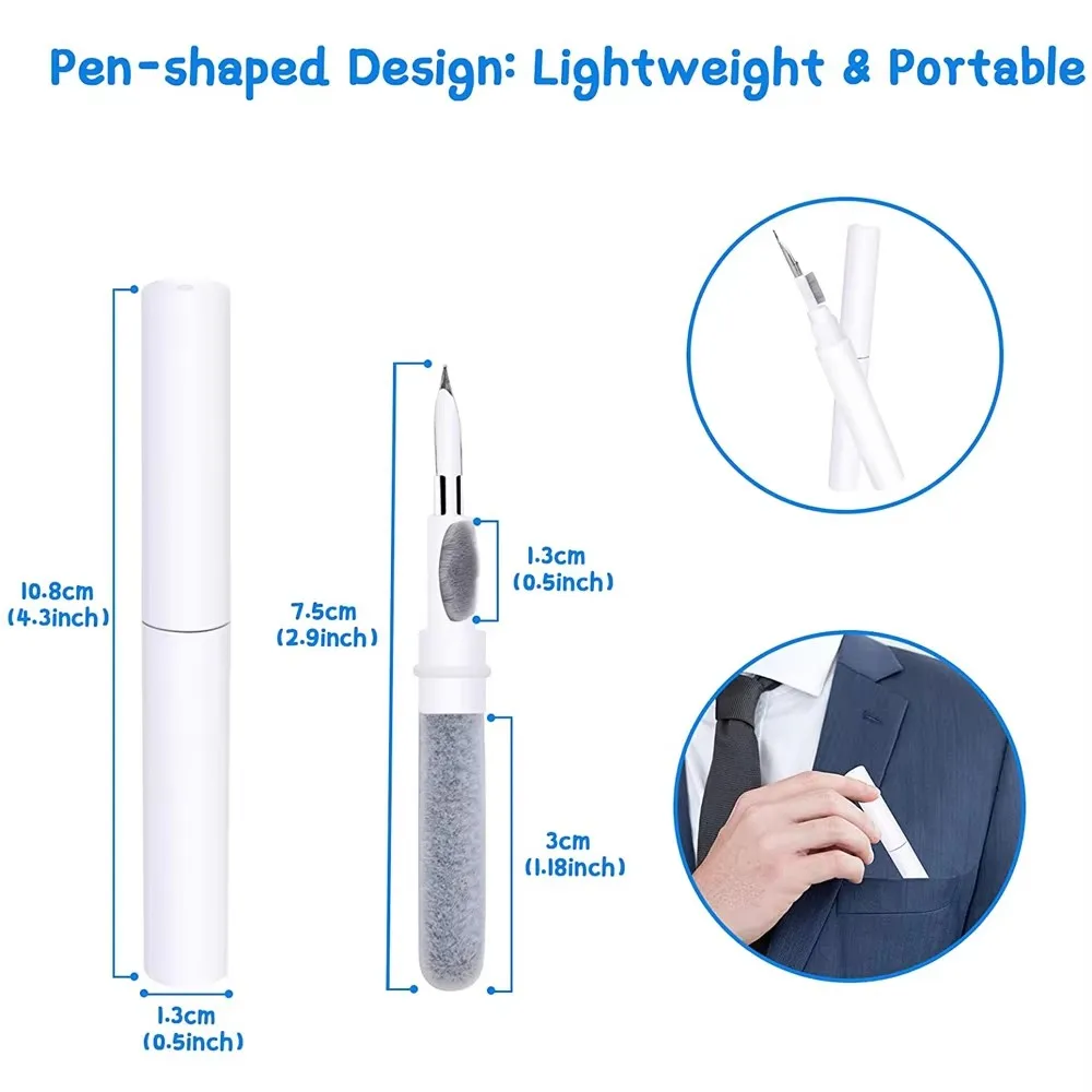 Wireless Earphone Cleaning Kit with Precision Brush Tool