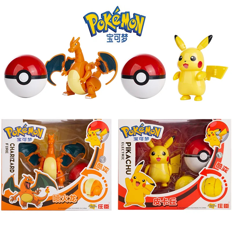 Pokemon anime figura charizard pikachu mewtwo bolso monstro ação