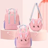 Kindergarten Multifunctional Children's Backpack Cartoon Rabbit Girls School Bags Light Spine Protection Toddler Kids Backpack 5