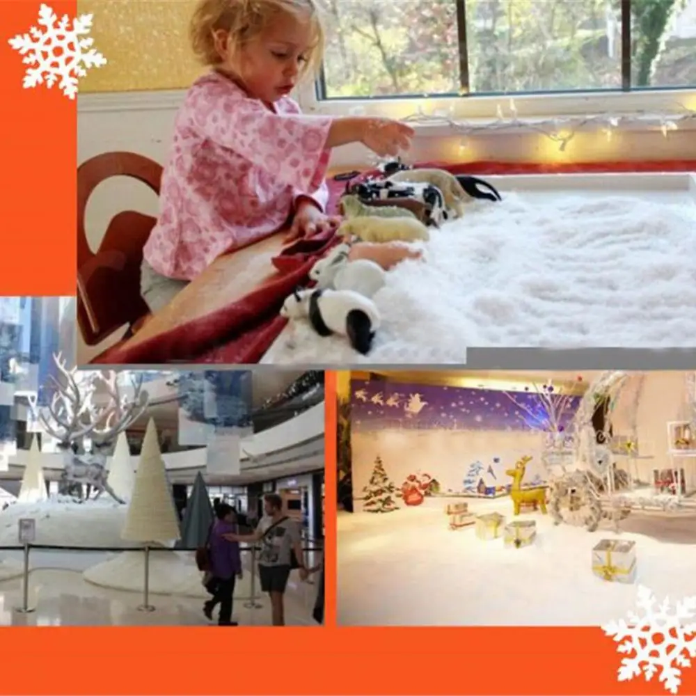 Party Decoration Reusable Magic Snow Powder Artificial Christmas Wedding Party Decoration