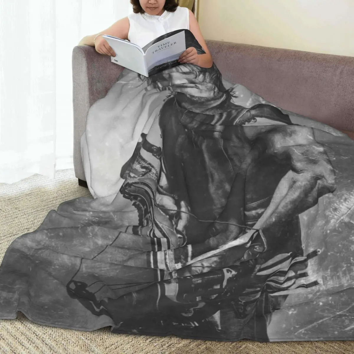 Throw Blanket The Walking Dead Daryl Dixon Micro Fleece Blanket Four Sizes Trendy Warm For Living Room AntiPilling Blanket 2