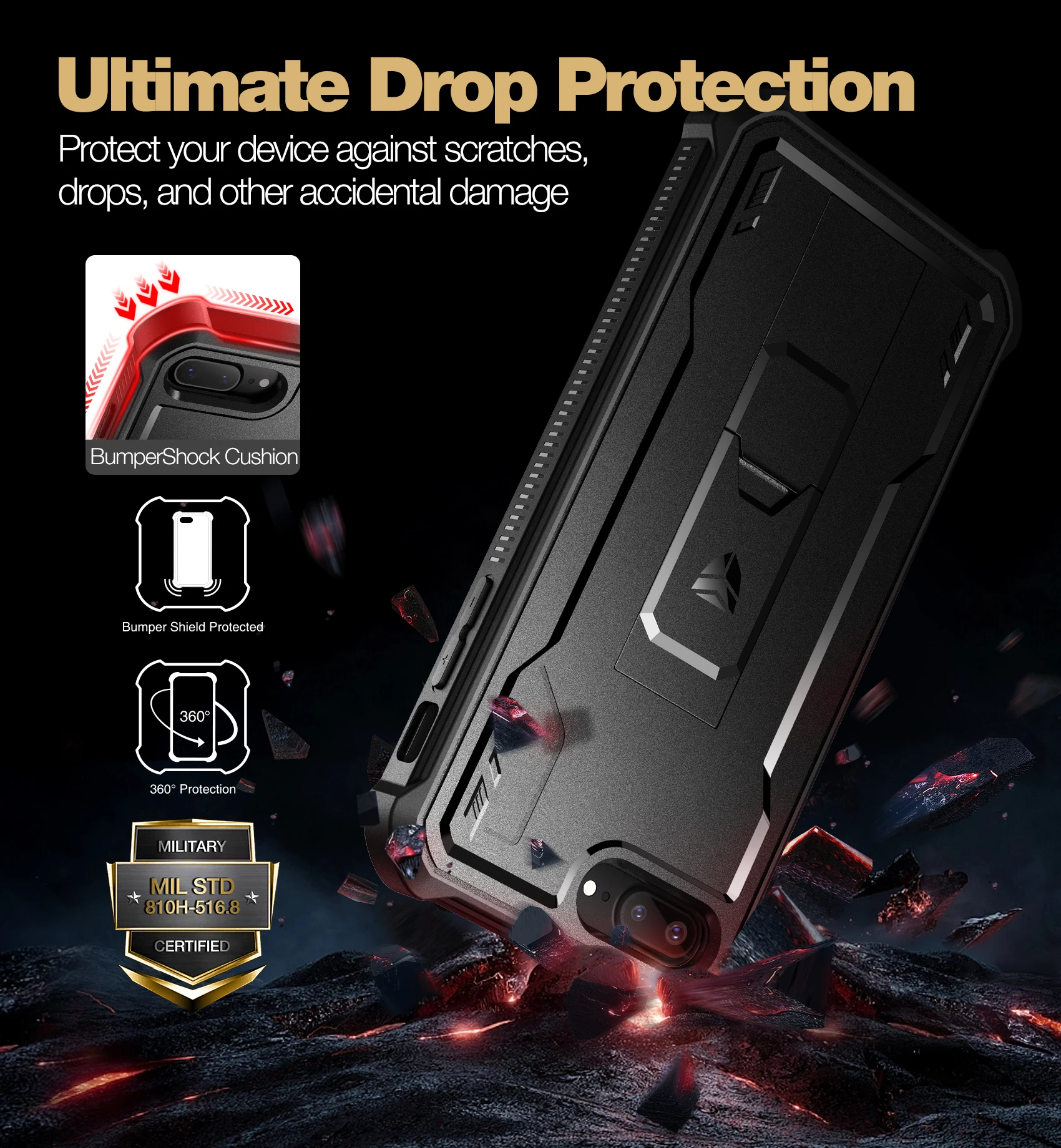 Coque Silicone IPhone 7 Plus / 8 Plus - Protection Souple, Designs Tendance, Ultra Mince