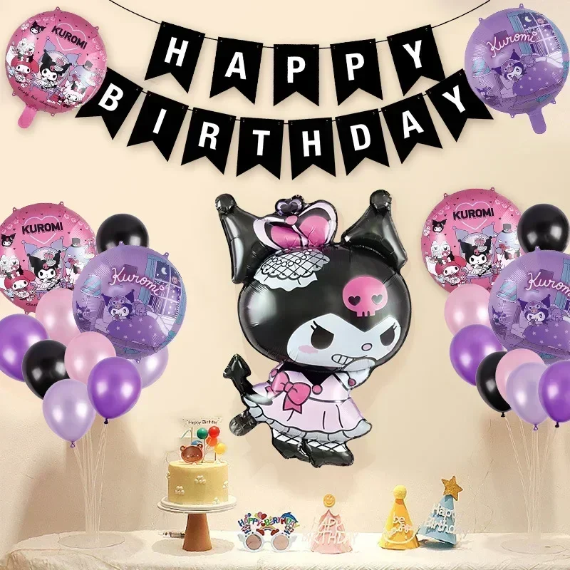 

Sanrio Cartoon Balloons Featuring Kuromi My Melody Pochacco Designs Suitable For Night Markets Street Vendors Birthday Parties