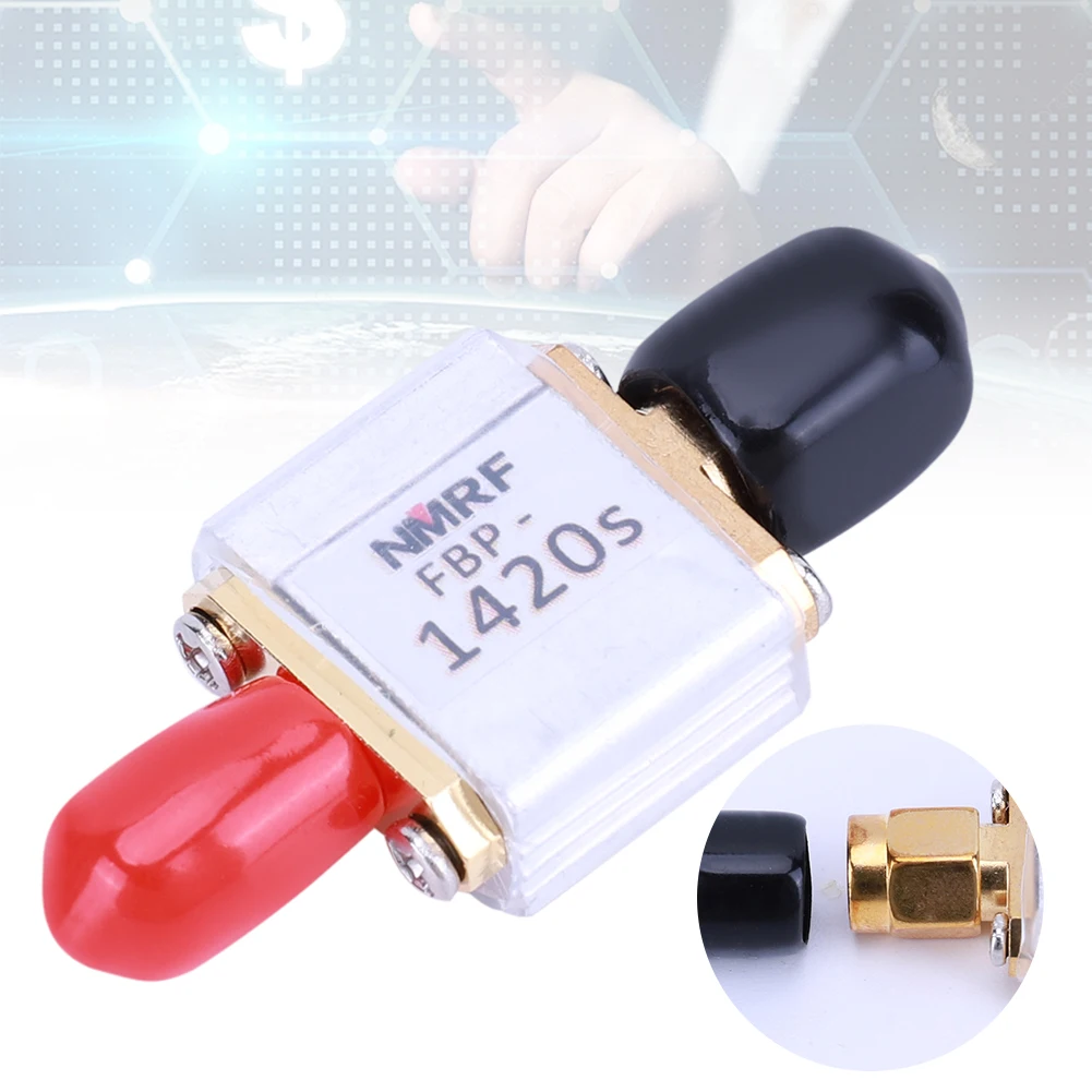 1420MHz 대역 통과 필터 보드, SAW 대역 통과 필터, SMA 인터페이스 포함, 80MHz 대역폭, 50 Ohms 1dB 대역폭, 라디오 천문학용