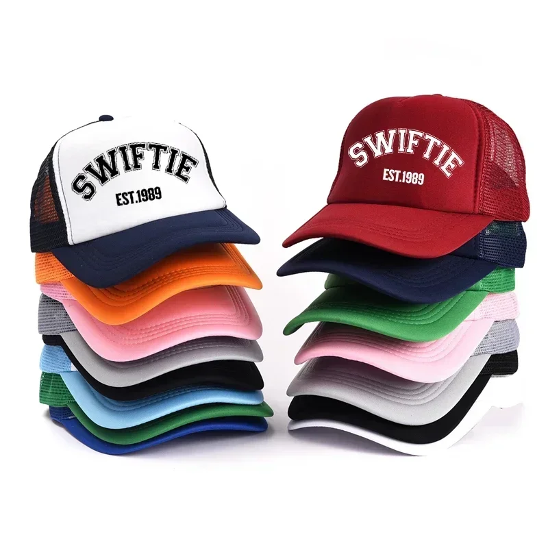 Wholesale Hot Selling 1989 Print Dad Hat Men Fashion Baseball Caps Retro Trucker  Hat Unisex Gifts Mesh Cap From Fans Party Hat 2