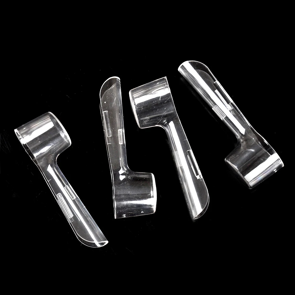 4개입 여행용 전동 칫솔 헤드 보호 커버 케이스 캡 세트 오랄비 칫솔용