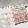Palette Maquillage de 9 fards à paupières, maquillage scintillant
